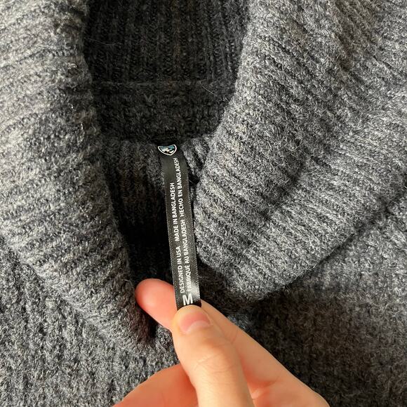 Kuhl Sienna Sweater Chunky Knit Heavyweight Roomy Fit Gray Hiking Gorpcore - Picture 3 of 8